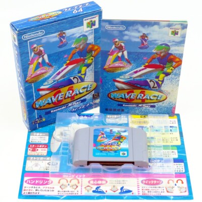 WAVE RACE 64 N64 Nintendo Japan Import Racing NTSC-J Complete look ...