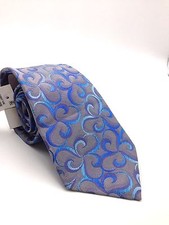 105 Alfani Men S Silk Blue Gray Floral Neck Tie Skinny Classic Necktie 58x3
