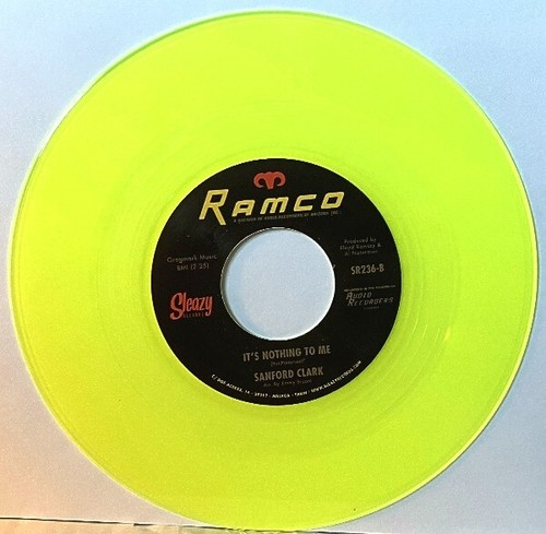 Waylon Jennings / Sanford Clark – Sleazy Records NM Vinyl, 7", 45 RPM, Mono, - Picture 4 of 5