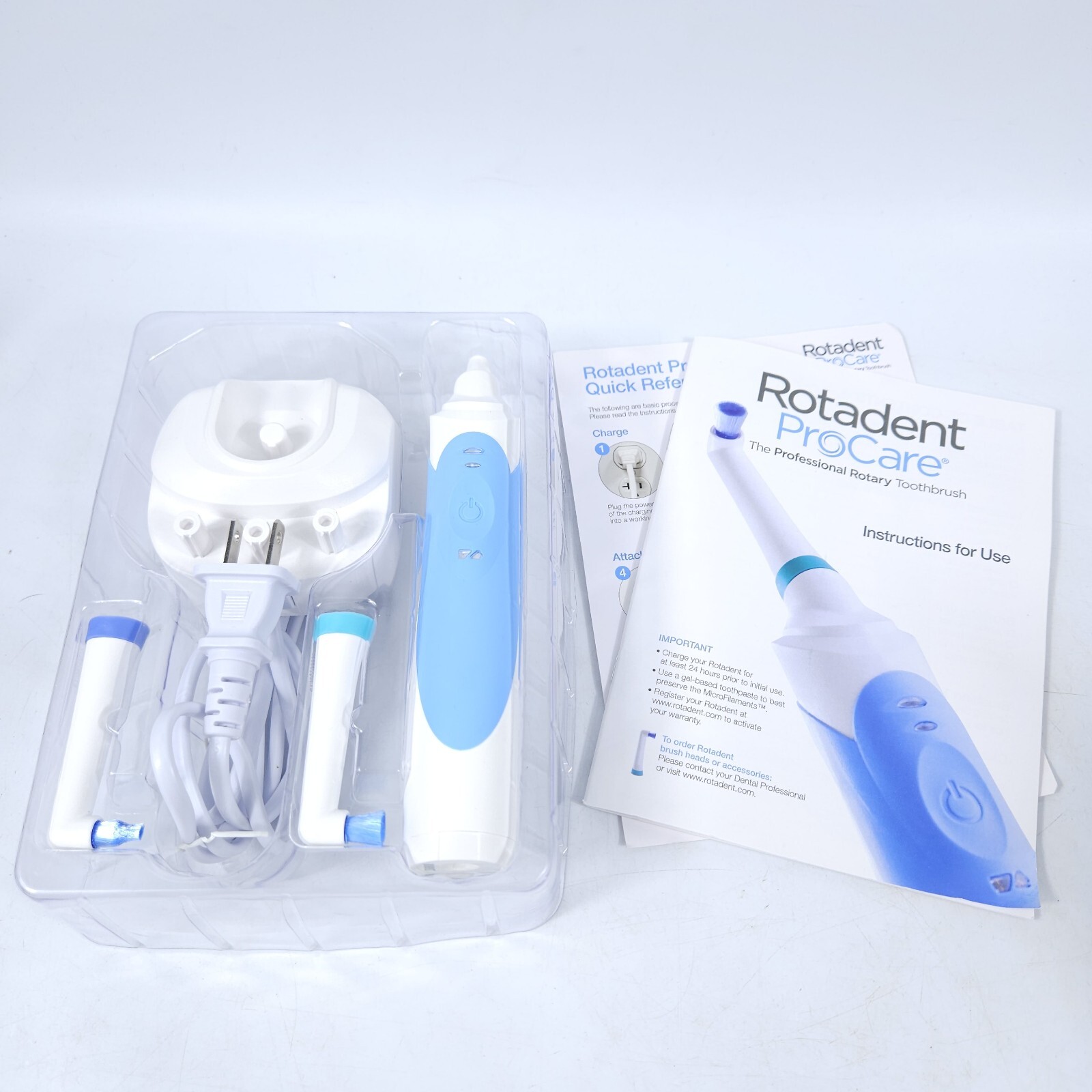 Rotadent Contour ProCare Electric Toothbrush Rota Dent eBay
