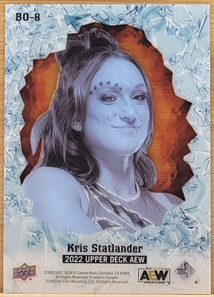 2022 UPPER DECK AEW KRIS STATLANDER BREAKOUTS - Image 2 of 2