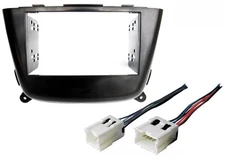 Double Din Dash Kit Wire Harness Install Aftermarket Radio Stereo Fits Sentra