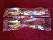 2x Teelöffel versilbert 90 Chippendale – Wilkens / BSF – NEU