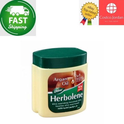 Dabur Herbolene Argan Oil Petroleum Jelly 225 ml Skin Moisturizer FAST SHIPPING 