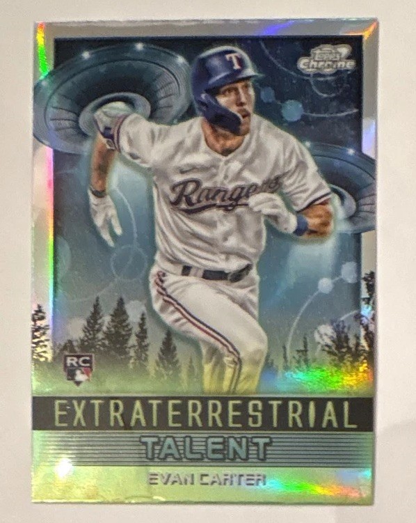 2024 Topps Cosmic Chrome - Extraterrestrial Talent Evan Carter #ET-19 (RC)