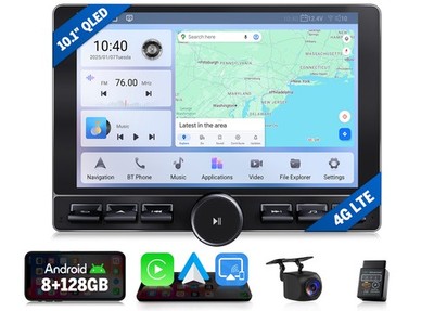 Eonon UX6K2 PRO MAX 2DIN Android 10.1'' QLED 8+128 Car Radio Wireless CarPlay GPS