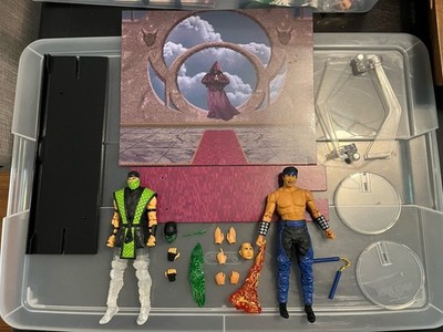 MCFARLANE TOYS MORTAL KOMBAT KLASSIC LIU KANG VS REPTILE Game FIGURES 2 PACK Toy