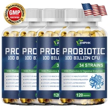 Probiotic capsules help alleviate constipation and regulate gut microbiota 120pc