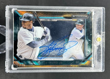Ken Griffey Jr 2015 MLB Topps Strata 17/25 Signature Patch Autograph Mariners