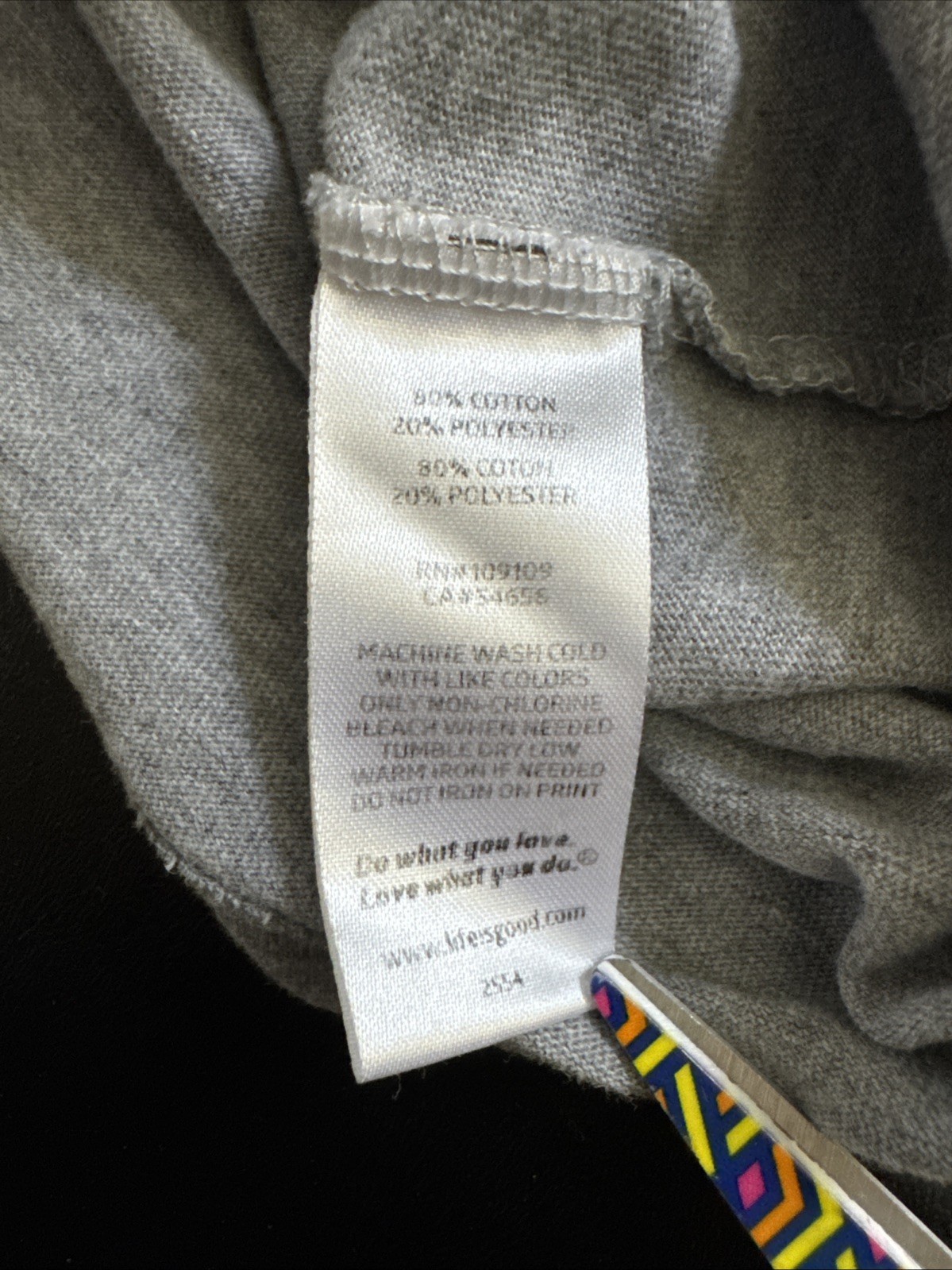 Life Is Good Women's Gray Dog And Butterfly Size XXL