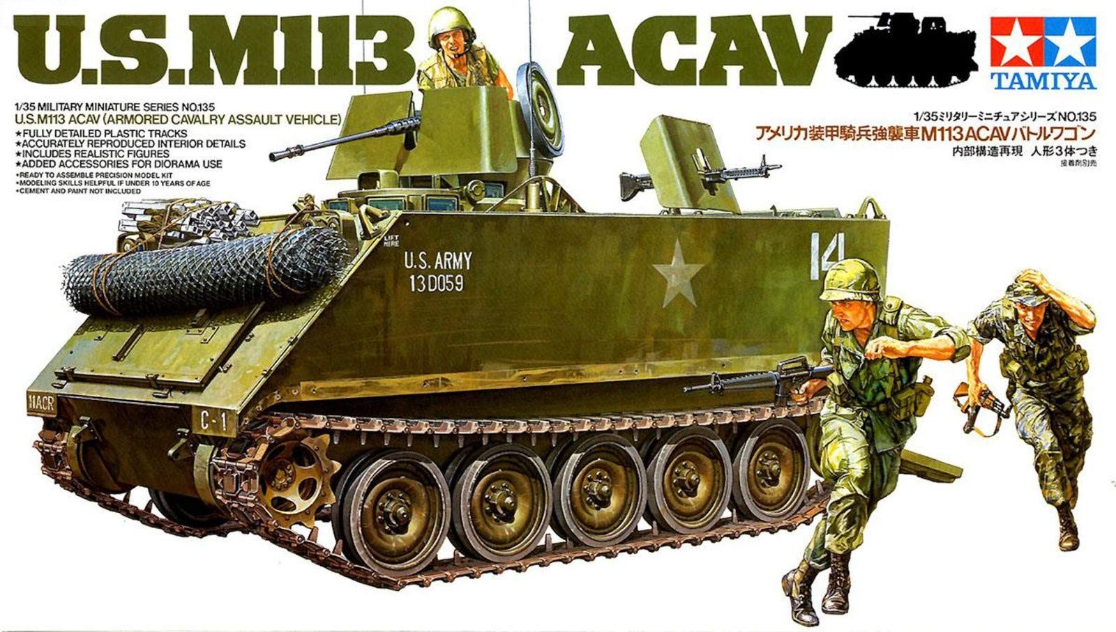 Tamiya 300035135   1 35 US M113 ACAV Assault 3 6990₽