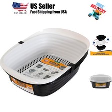 Arm  Hammer Large Sifting Litter Box Scoop Free Cat Litter Tray with Microban,