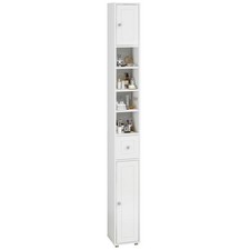 Tall Slim Bathroom Storage Cabinet 71" Narrow Storage Cabinet with Drawer