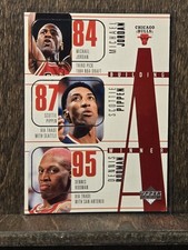 1996-97 Upper Deck #139 Jordan / Pippen / Rodman / Toni Kukoc BASKETBALL Bulls