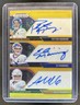 2025 Panini Prizm Black Peyton Manning Arch Eli Triple Auto Gold #/10