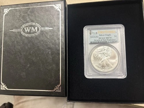 2013-(S) American Silver Eagle PCGS MS 70 First Strike Struck at San Francisco
