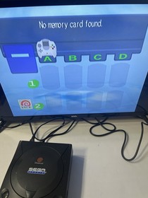 SEGA Dreamcast Sports Edition Console System & Power Cord- Doesn't SPIN Discs