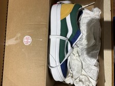 Vans Old Skool Yacht Club" Blue/Green/Yellow/Red Youth Size 1