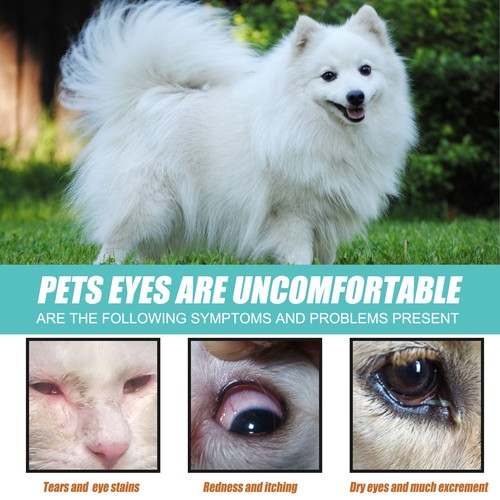 Pet Tear Stain Remover Cat Dog Eye Cleaner Cream Dog Tear 20ml Remover - Picture 3 of 5