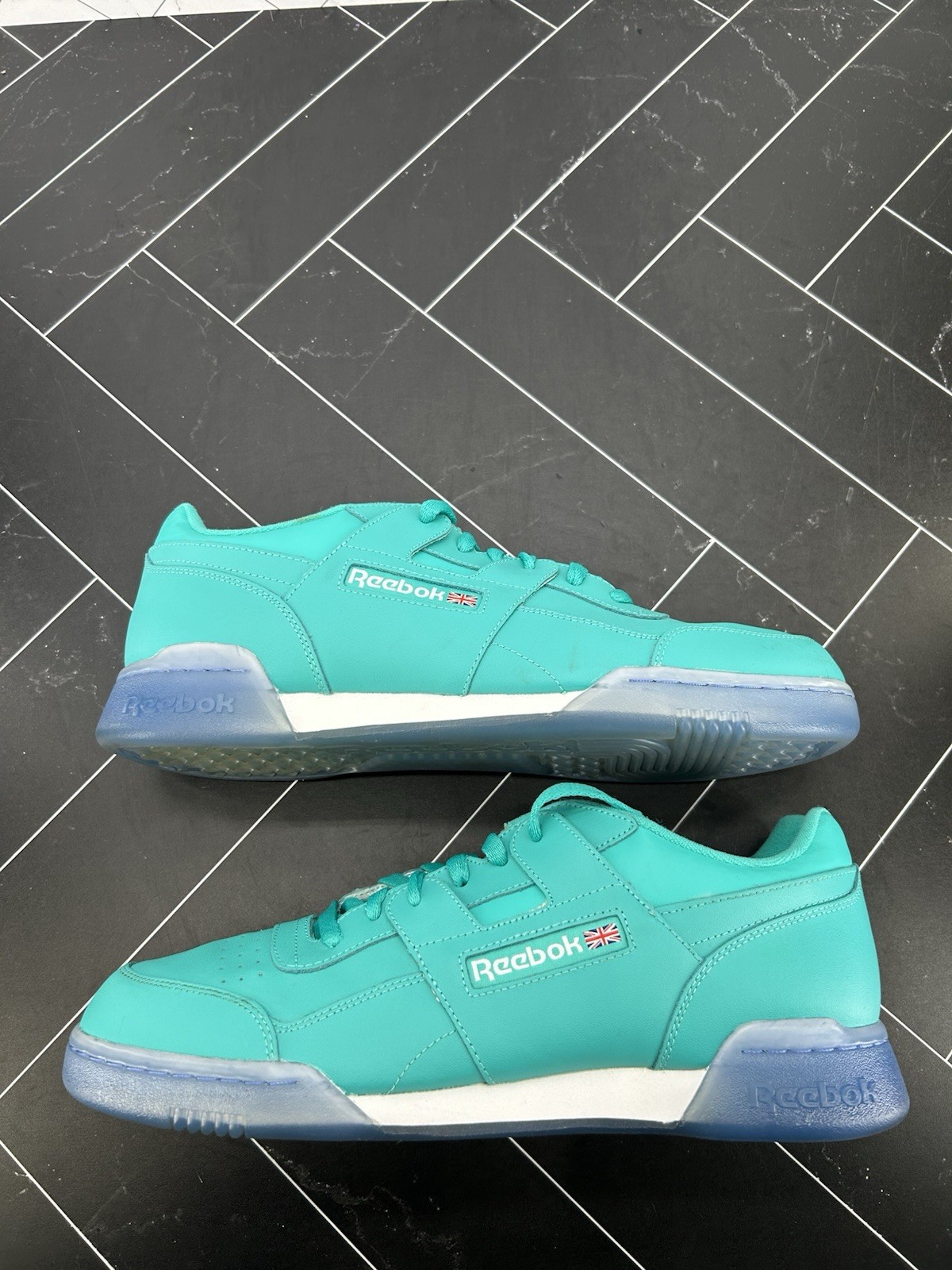 Reebok Workout Plus Ice Solid Teal Blue Size 12 C… - image 2