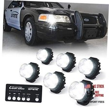 Led Hideaway Strobe Lights Kit - 20 Flash Modes - 6 Pcs - White Led Hideaway Strobe Lights Kit - 20 Flash Modes - 6 Pcs - White