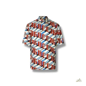 Chemise en soie imprimée marque Gucci 3D taille 48