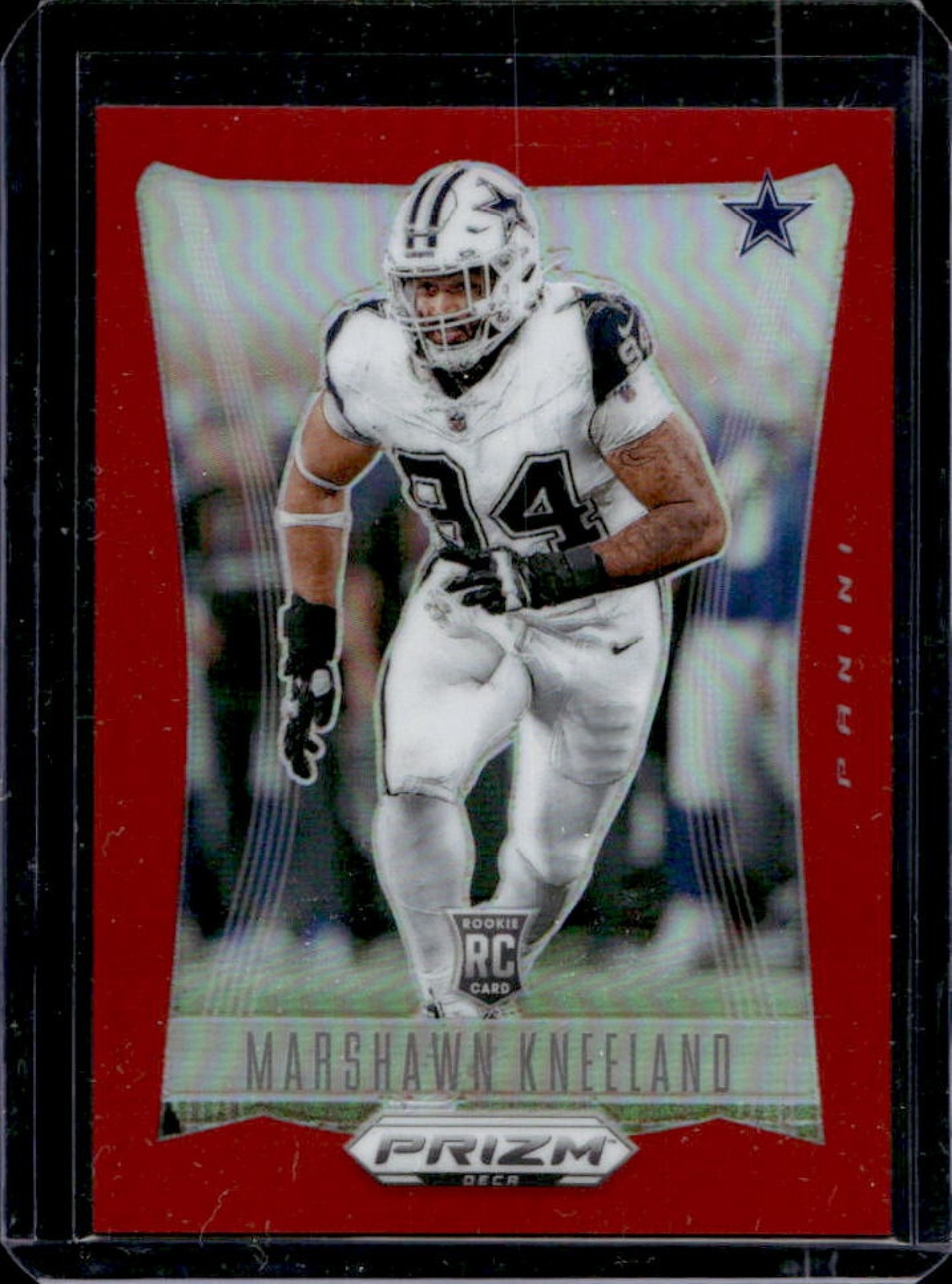 Marshawn Kneeland Panini Prizm Deca #82 Red Prizm
