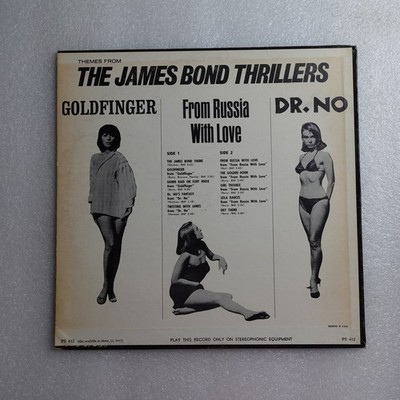 Roland Shaw Orchestra Themes From The James Bond Thrillers LP Vinyl Album Record
