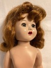 VINTAGE "ROBERTA" DOLL?, UNMARKED, 17" WALKER, HARD PLASTIC, RED HAIR, BLUE EYES — photo 4