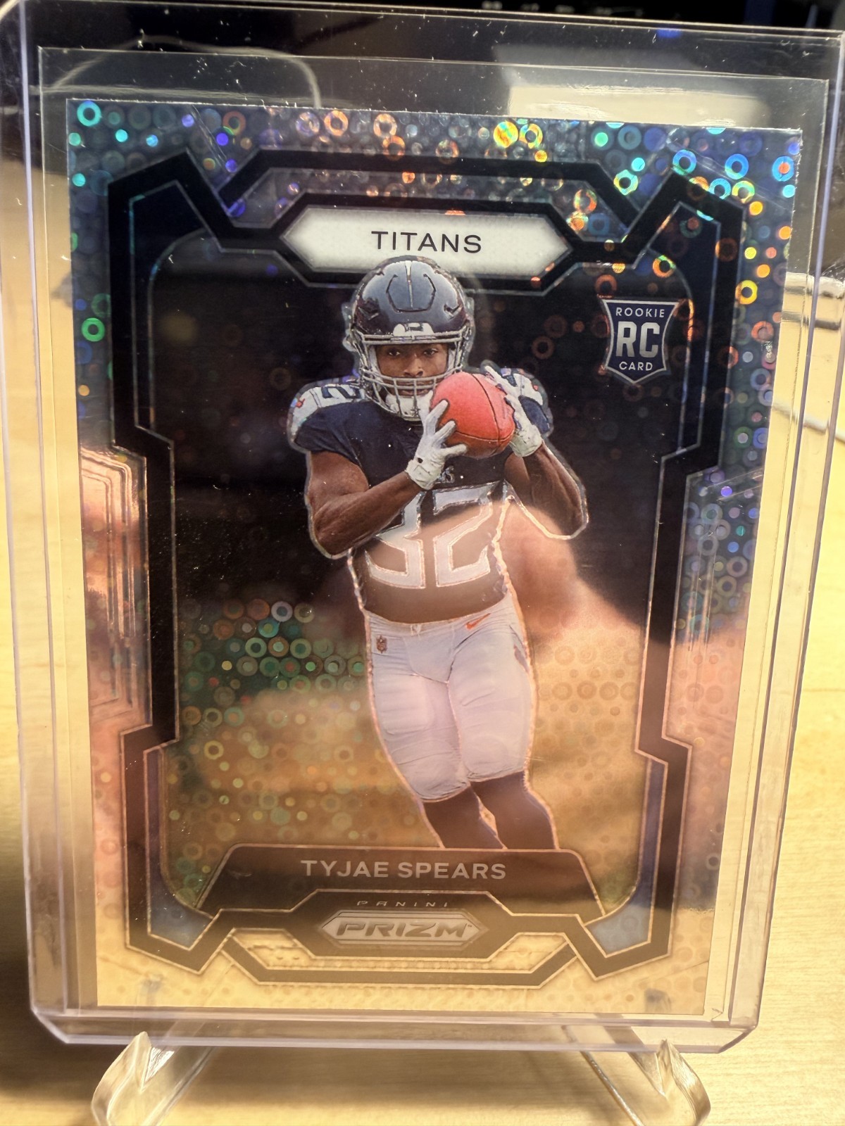 2023 Panini Prizm #396 Tyjae Spears No Huddle Disco