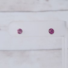 Pink Stud Earrings - Fashion Earrings - Fair Condition