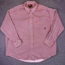 Ariat Work FR Flame Resistant Shirt Mens 3XL Button CAT 2 Western Plaid Workwear