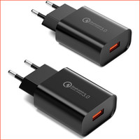 USB LadegeräT Stecker 18W Quick Charge 3.0 3A SchnellladegeräT FüR Smartphone