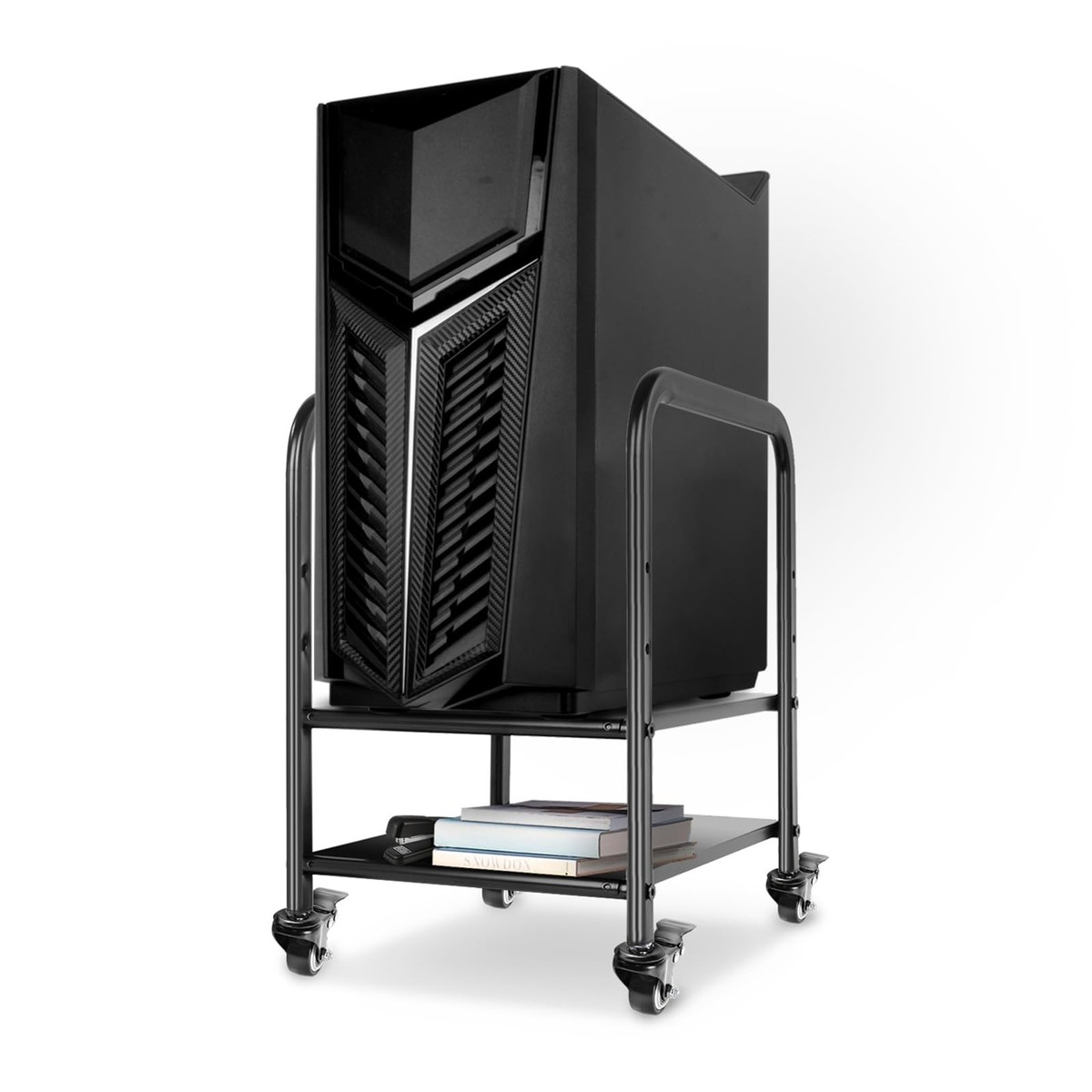 360Tonics Computer Tower Stand, 2-Tier Height Adjustable
