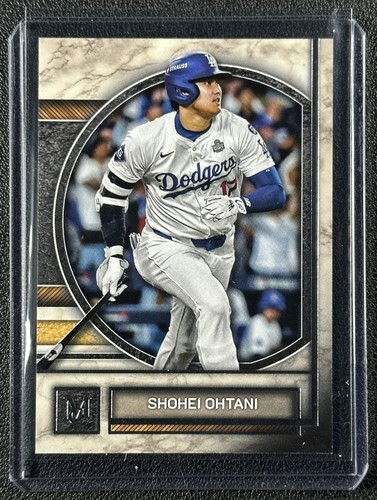 SHOHEI OHTANI 2025 TOPPS MUSEUM COLL #1 DODGERS