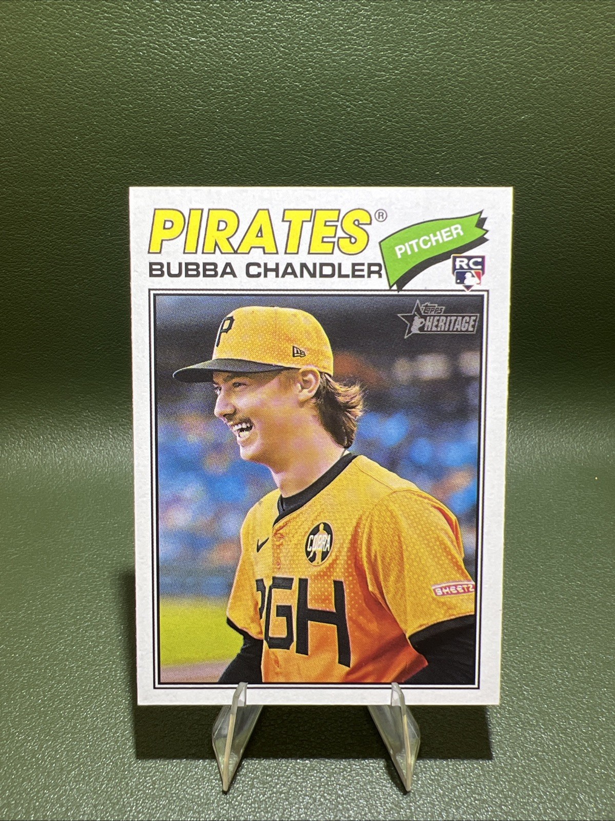 ‘26 TOPPS HERITAGE BUBBA CHANDLER IMAGE VARIATION SP #265 Pittsburgh Pirates