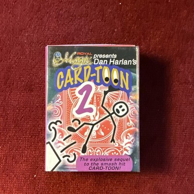 Card-toon 2 Dan Harlan-Royal Magic- Comedy Card Trick Ez To Do Beginner Magic 