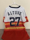 Jose Altuve Authentic Signed Autographed Throwback Houston Astros Jersey