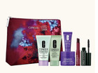 Clinique 6pc+bag: Smart Clinical Repair Cream, Serum, Cleanser, Scrub, Mascara