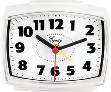 Equity 33100 Electric Silent Analog Alarm Clo...