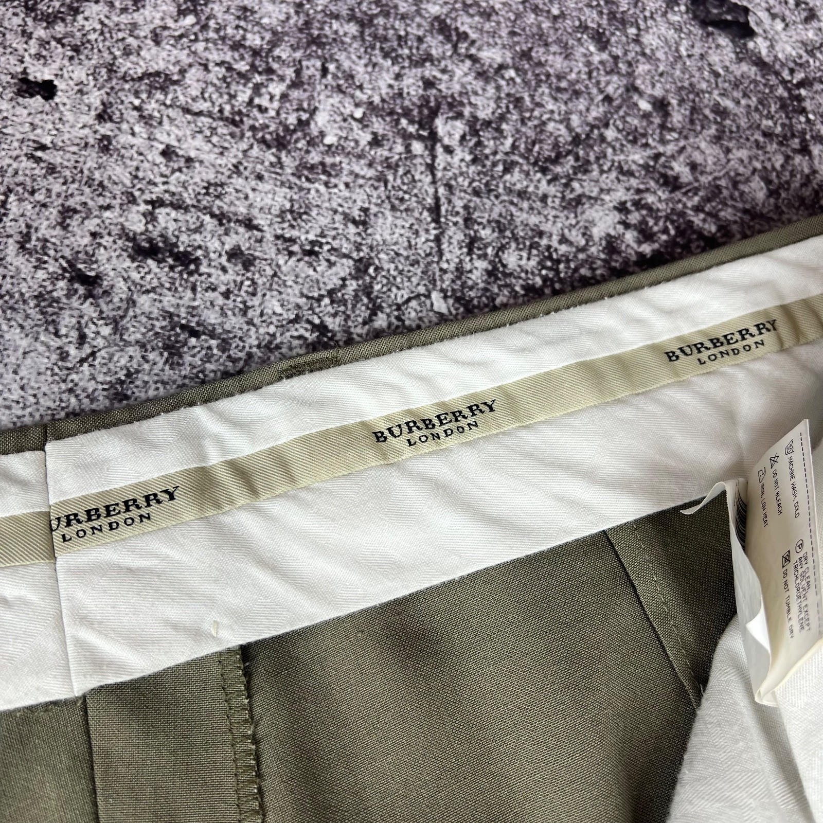Burberry London Pants Made in Spain Olive Size - 44 thumbnail 9