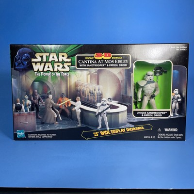 Star Wars POTF2 3.75  Cantina at Mos Eisley Sandtrooper 3D Cinema Scenes MISB