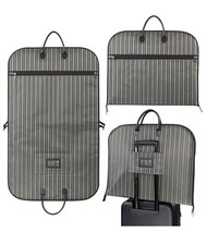 Suit Bag for Travel 40" Foldable Carry on Garment Bags for Men Silver