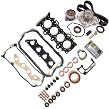 ?For 01 02 03 04 05 Honda Civic 1.7L Timing Belt Kit Water Pump Head Gasket Set