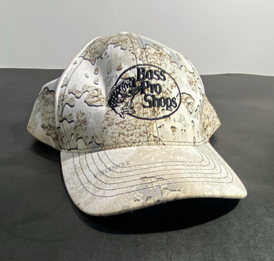 Bass Pro Shops Topographic Logo Cotton Adjustable Baseball Cap Beige/Brown