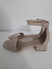 New Bernardo Women’s Beige Leather Strappy Ankle Strap Buckle Sandals 8 M NW — photo 5