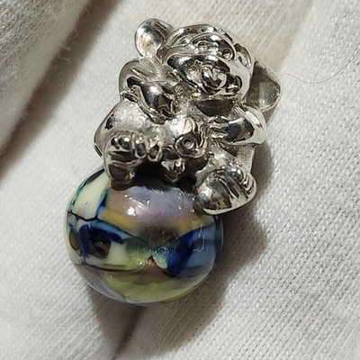 Original, Retired, RARE Baby Troll On Trollstone Trollbead 61721 LAA 925, NEW!!