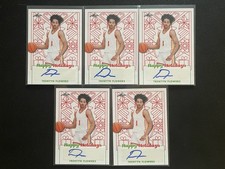 2023 Leaf Happy Holidays Trentyn Flowers Auto Autograph RC Rookie Lot Of 5