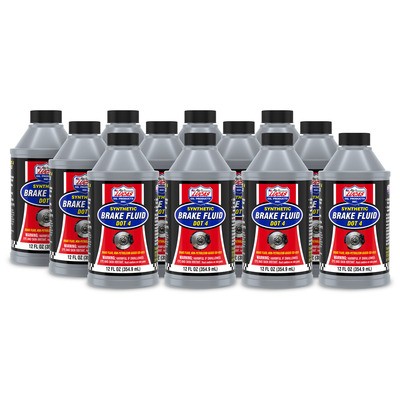 Lucas Oil 10827, Brake Fluid 12 oz Set of 12 Glycol DOT 4