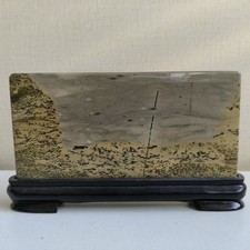 Bonsai di Suiseki-Pietra di Guohua Naturale-Fantastica e Bella Vista Espositore Roccia 382#